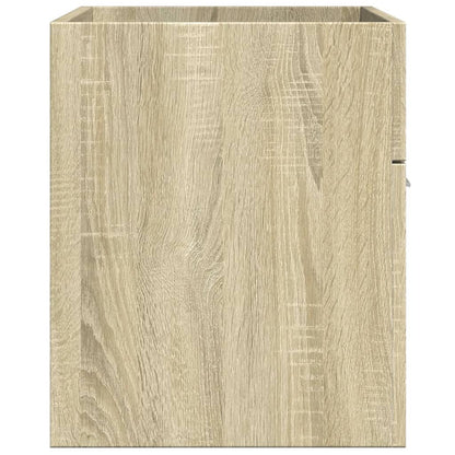 Bathroom Sink Cabinet Sonoma Oak 90x38.5x46 cm Engineered Wood