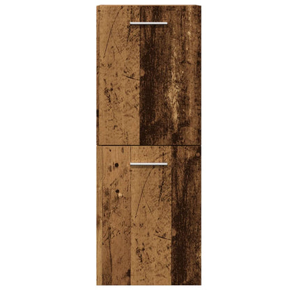 Bathroom Hanging Cabinet Old Wood 30x30x80 cm Engineered Wood