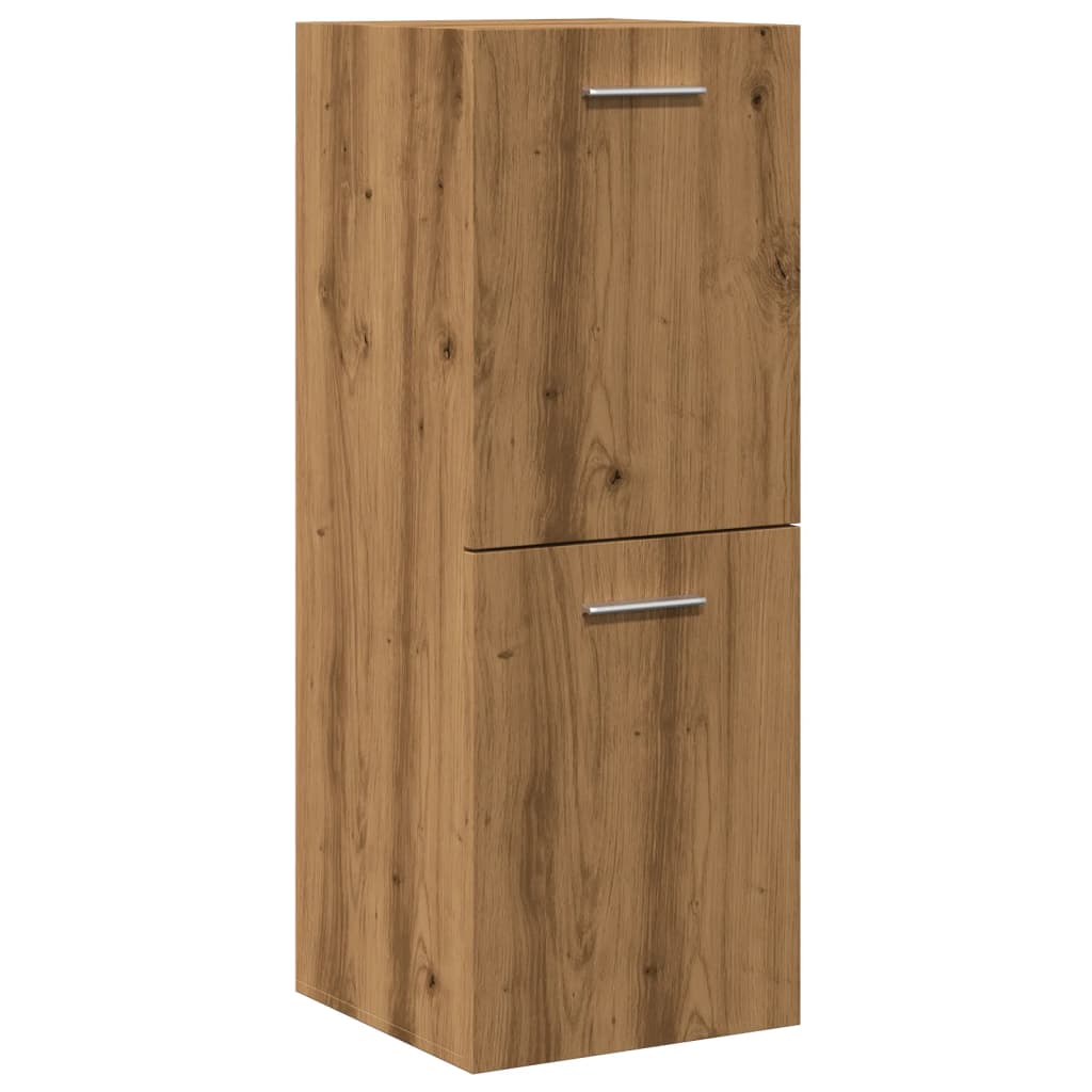 Bathroom Hanging Cabinet Artisan Oak 30x30x80 cm Engineered Wood