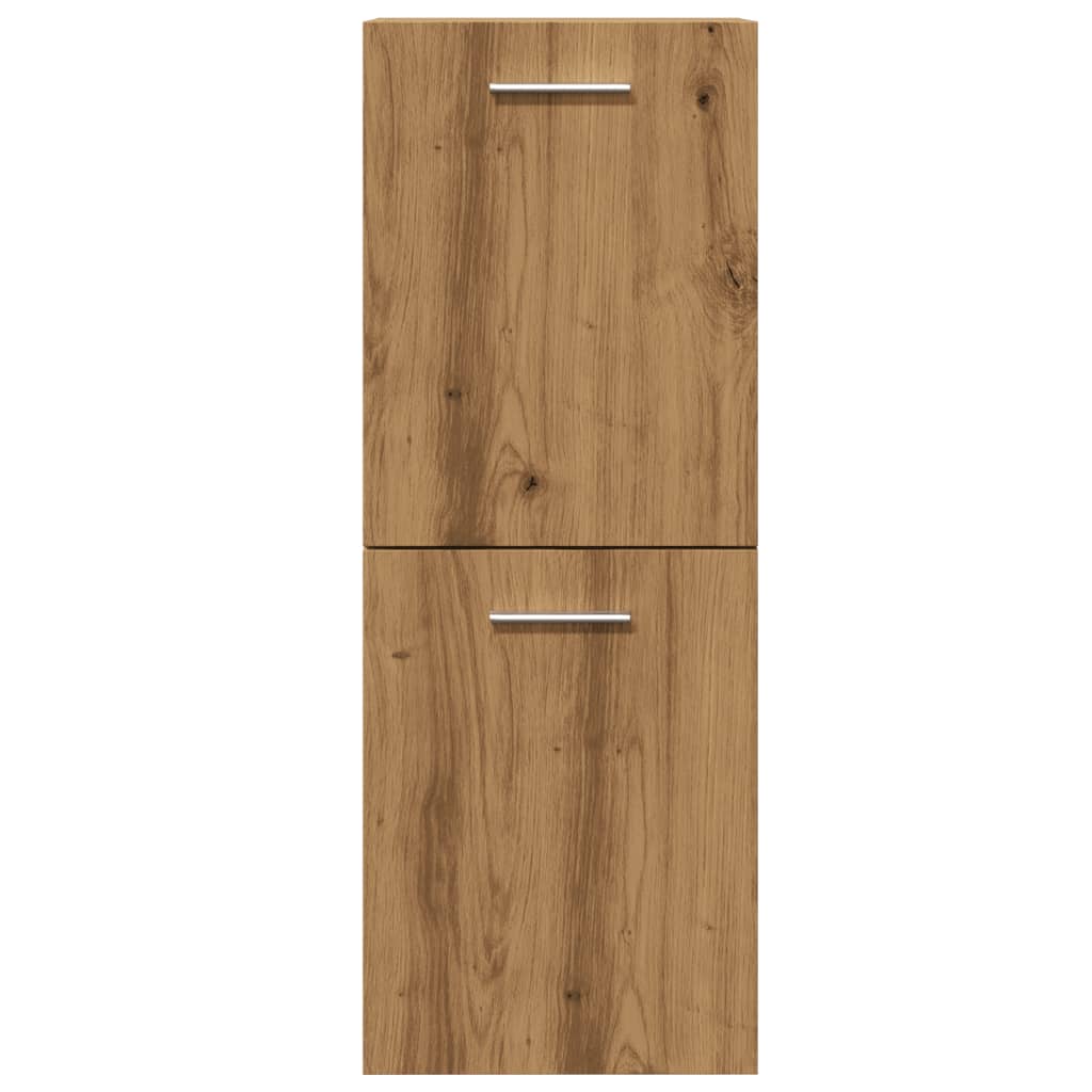 Bathroom Hanging Cabinet Artisan Oak 30x30x80 cm Engineered Wood