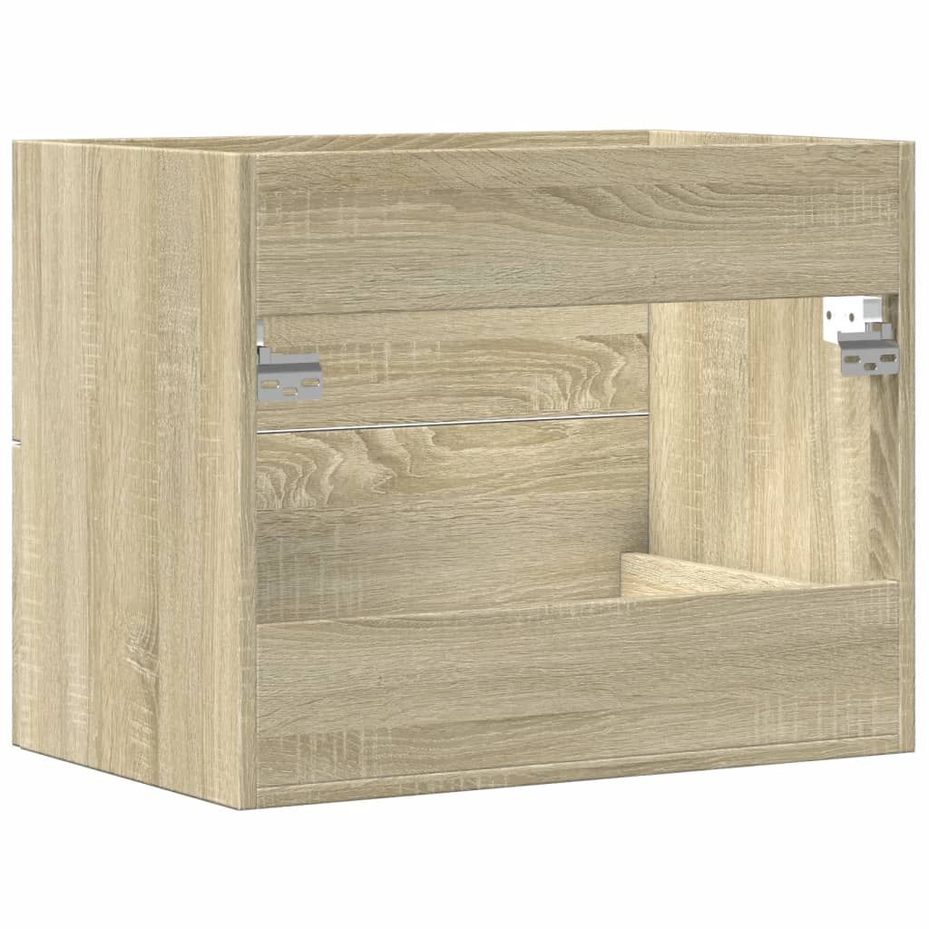 Sink Cabinet Sonoma Oak 60x38.5x48 cm Engineered Wood