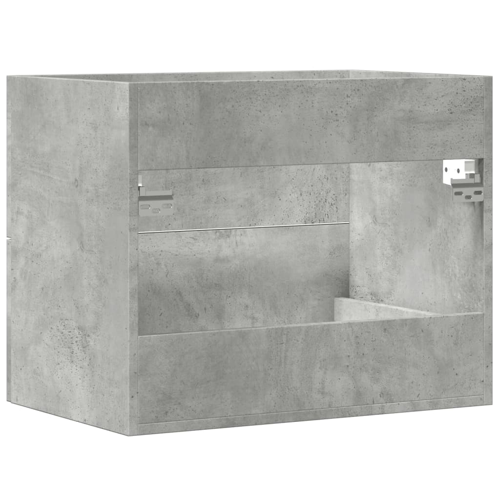 Sink Cabinet Concrete Grey 60x38.5x48 cm Engineered Wood