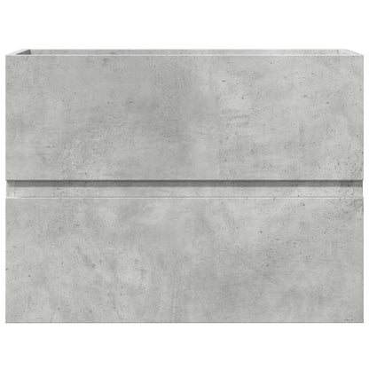 Bathroom Cabinet Concrete Grey 60x38.5x45 cm Engineered Wood