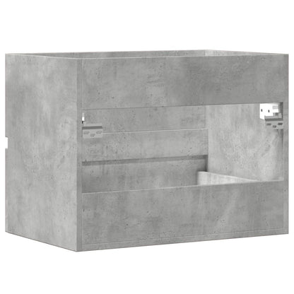 Bathroom Cabinet Concrete Grey 60x38.5x45 cm Engineered Wood