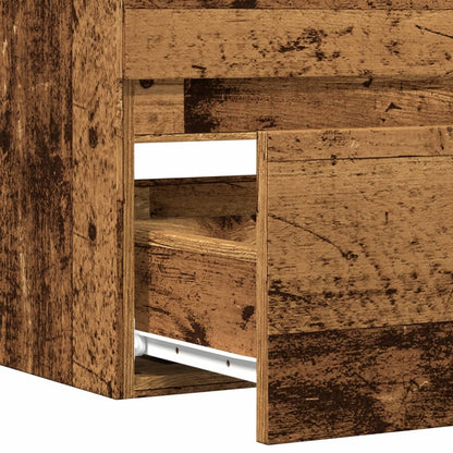 Bathroom Hanging Cabinet Old Wood 80x38.5x45 cm Engineered Wood