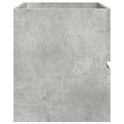 Sink Cabinet Concrete Grey 100x38.5x45 cm Engineered Wood