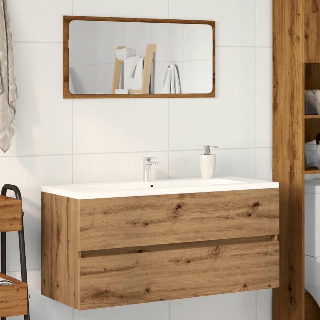 Sink Cabinet Artisan Oak 100x38.5x45 cm Engineered Wood