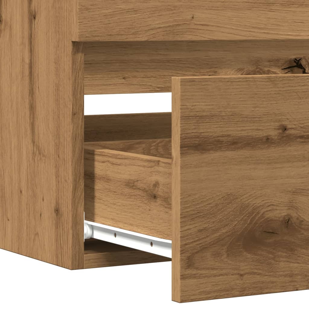 Sink Cabinet Artisan Oak 100x38.5x45 cm Engineered Wood