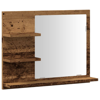 Bathroom Mirror Cabinet Old Wood 60x10.5x45 cm - Bend