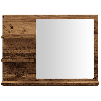 Bathroom Mirror Cabinet Old Wood 60x10.5x45 cm - Bend