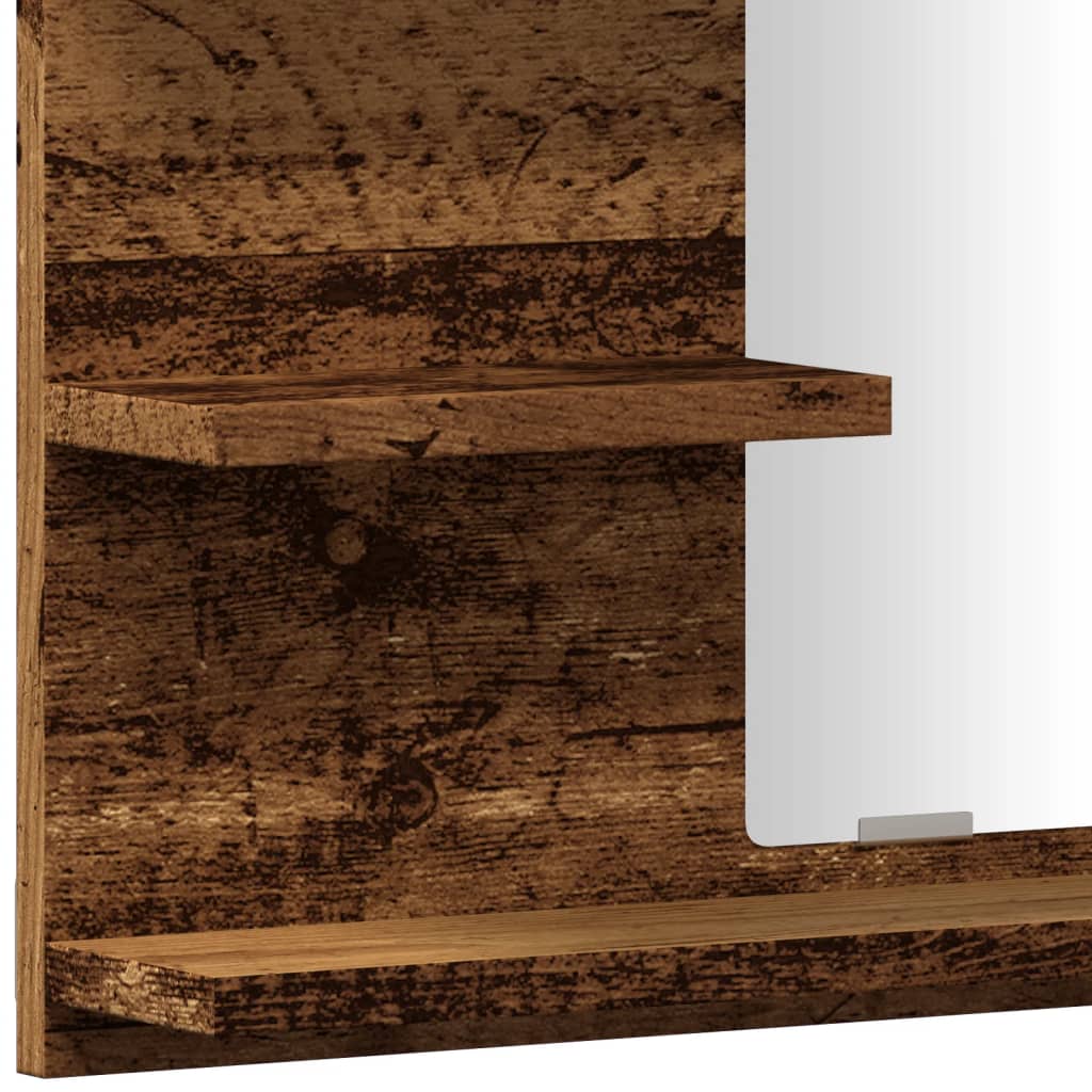 Bathroom Mirror Cabinet Old Wood 60x10.5x45 cm - Bend