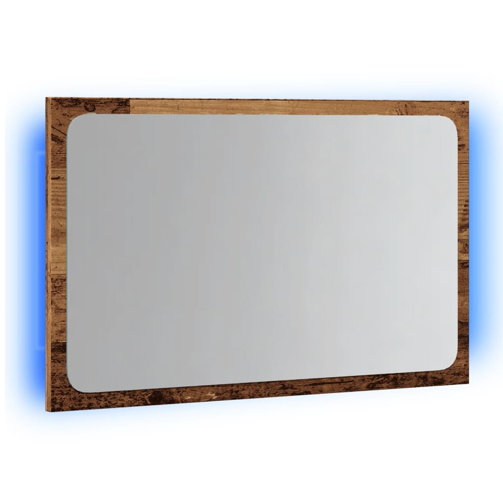 Bathroom Mirror with LED Light - 60x8.5x38 cm - Bend