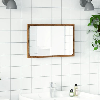 Bathroom Mirror with LED Light - 60x8.5x38 cm - Bend