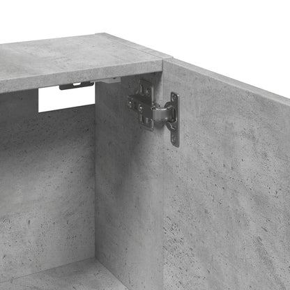 Wall-mounted Bathroom Cabinet Concrete Grey 32x20x67 cm - Bend