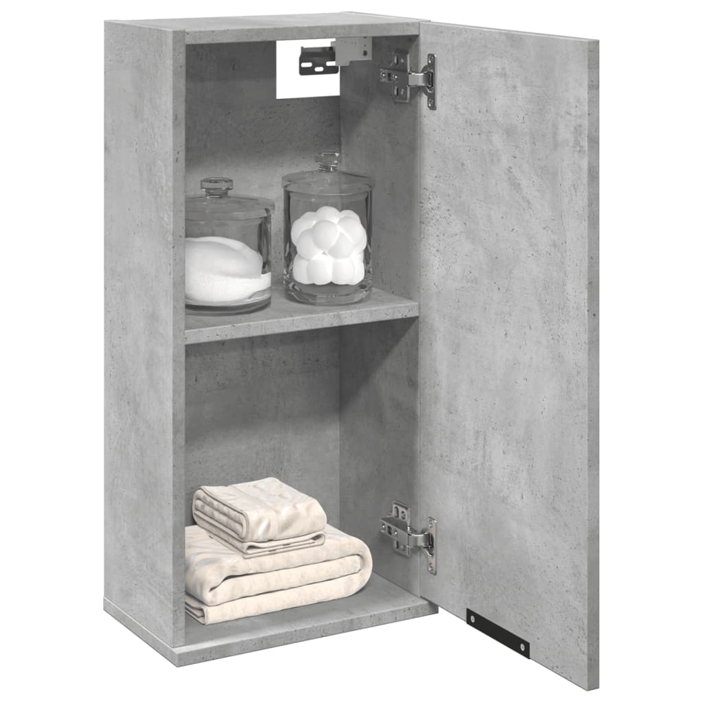 Wall-mounted Bathroom Cabinet Concrete Grey 32x20x67 cm - Bend