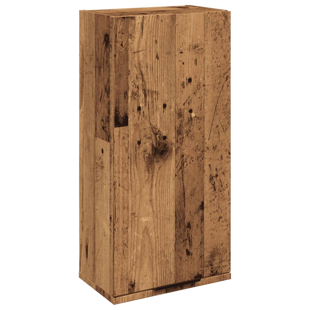 Wall-mounted Bathroom Cabinet Old Wood 32x20x67 cm - Bend