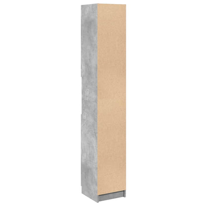 Bathroom Cabinet Concrete Grey 32x34x188.5 cm Engineered Wood - Bend