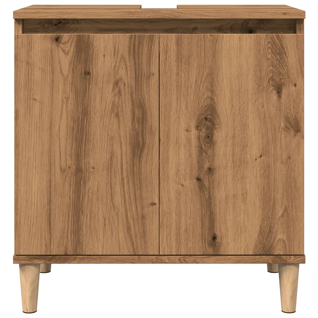 Sink Cabinet Artisan Oak 58x33x60 cm Engineered Wood - Bend