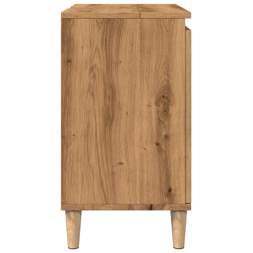 Sink Cabinet Artisan Oak 58x33x60 cm Engineered Wood - Bend