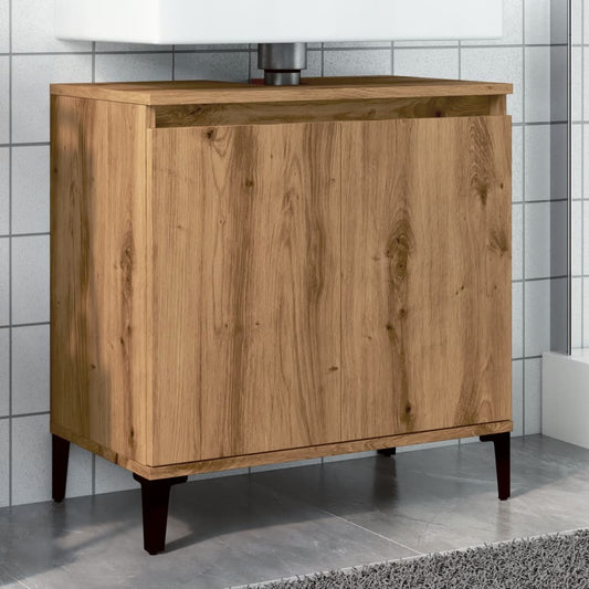 Sink Cabinet Artisan Oak 58x33x60 cm Engineered Wood - Bend