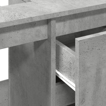 Sink Cabinet Concrete Grey 65x33x60 cm Engineered Wood - Bend