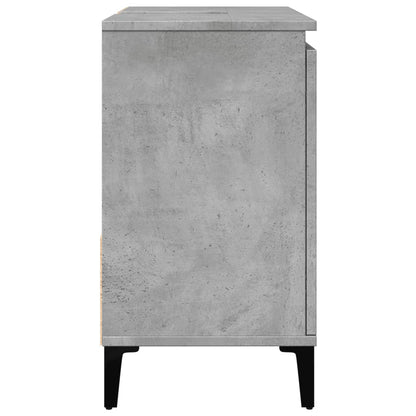 Sink Cabinet Concrete Grey 65x33x60 cm Engineered Wood - Bend