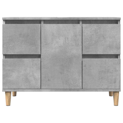 Sink Cabinet Concrete Grey 80x33x60 cm Engineered Wood - Bend