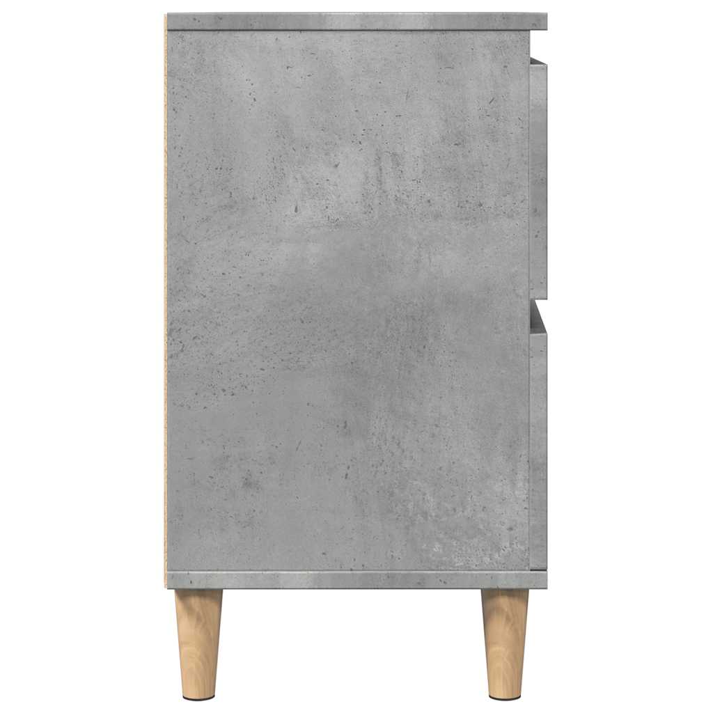 Sink Cabinet Concrete Grey 80x33x60 cm Engineered Wood - Bend