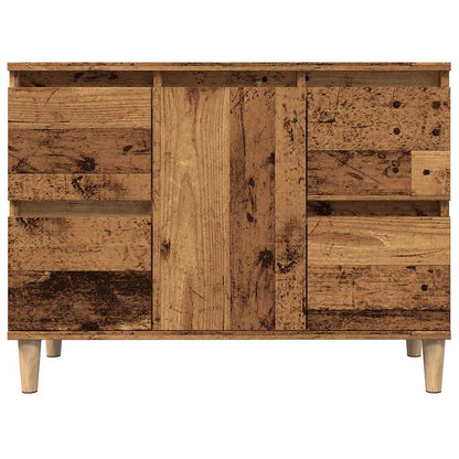 Sink Cabinet Old Wood 80x33x60 cm Engineered Wood - Bend