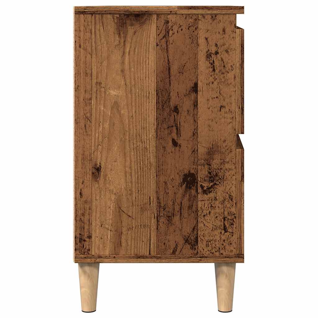 Sink Cabinet Old Wood 80x33x60 cm Engineered Wood - Bend