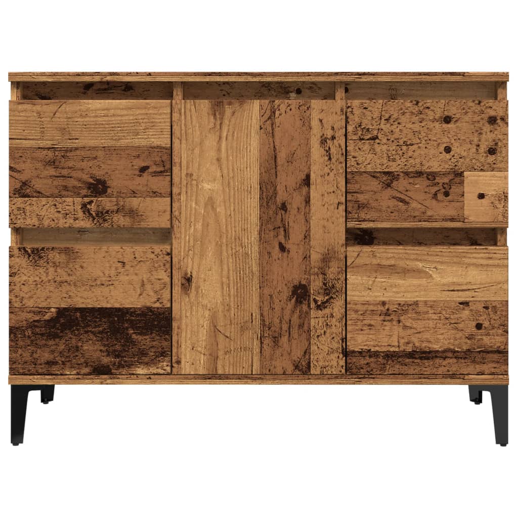 Sink Cabinet Old Wood 80x33x60 cm Engineered Wood