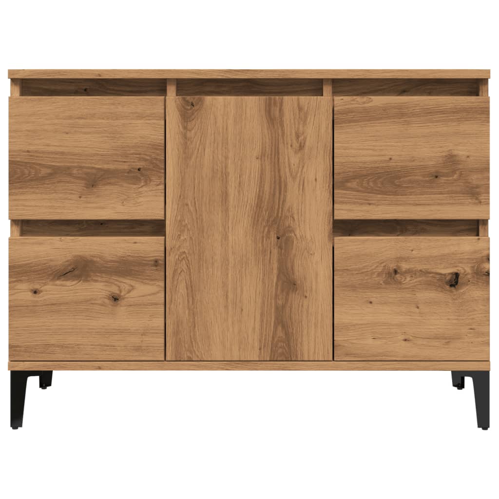 Sink Cabinet Artisan Oak 80x33x60 cm Engineered Wood - Bend