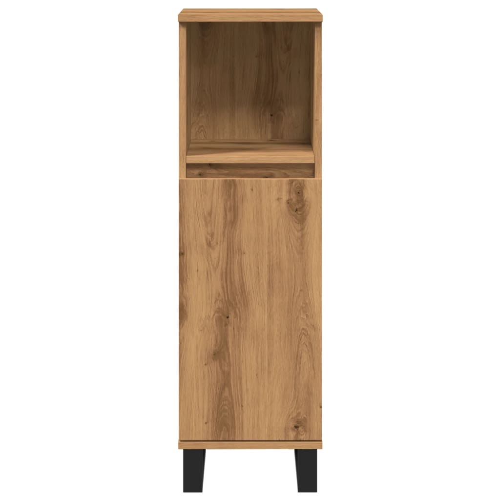 Artisan Oak Bathroom Storage Cabinet - Bend