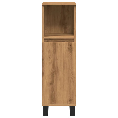 Artisan Oak Bathroom Storage Cabinet - Bend