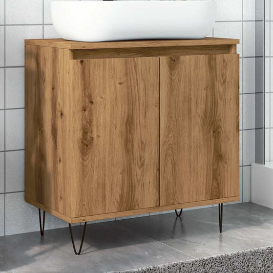 Bathroom Cabinet Artisan Oak 58x33x60 cm Engineered Wood