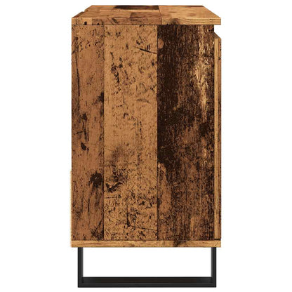 Bathroom Sink Cabinet Old Wood 65x33x60 cm Engineered Wood