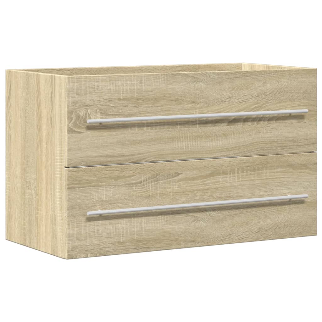 Sink Cabinet Old Wood 80x38.5x48 cm Engineered Wood