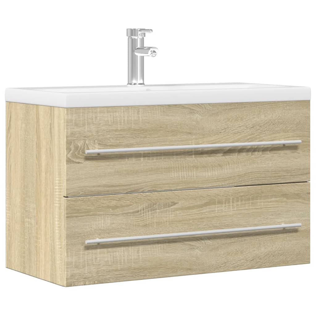 Sink Cabinet Old Wood 80x38.5x48 cm Engineered Wood