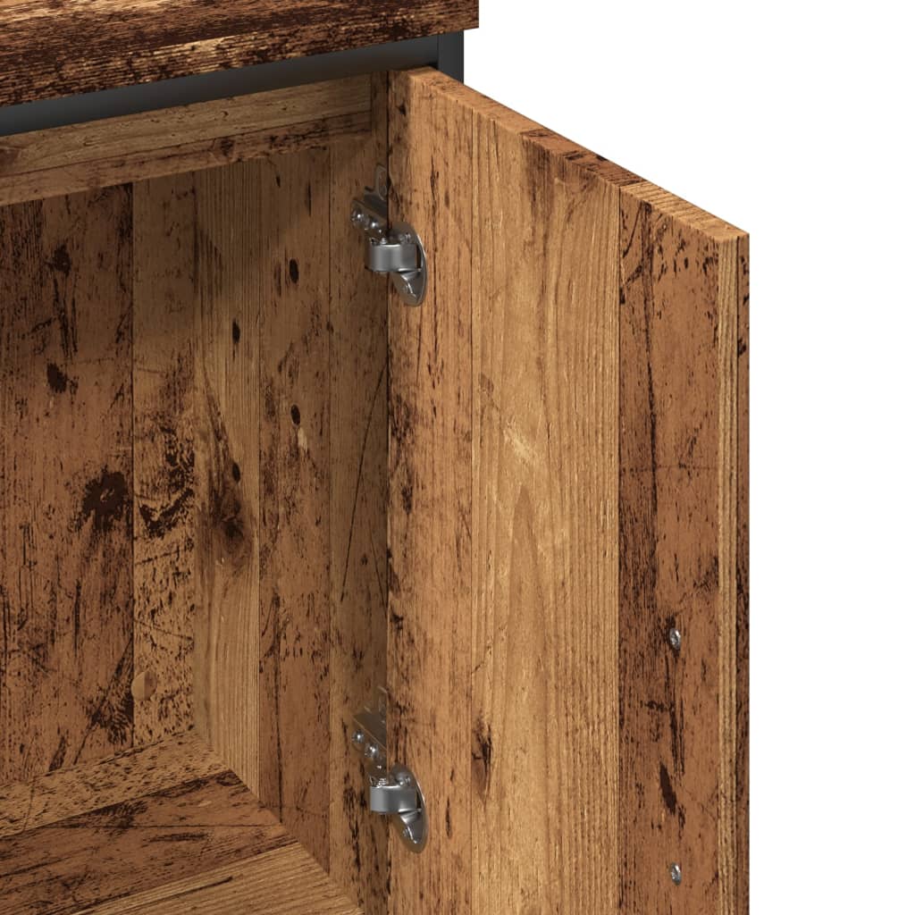 Sink Cabinet Old Wood 60x30x60 cm Engineered Wood - Bend