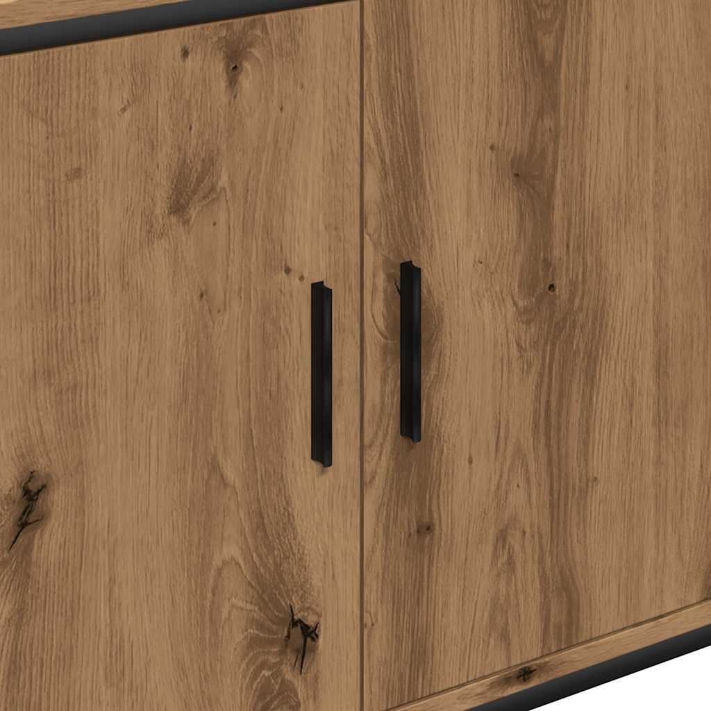 Sink Cabinet Artisan Oak 80x30x60 cm Engineered Wood