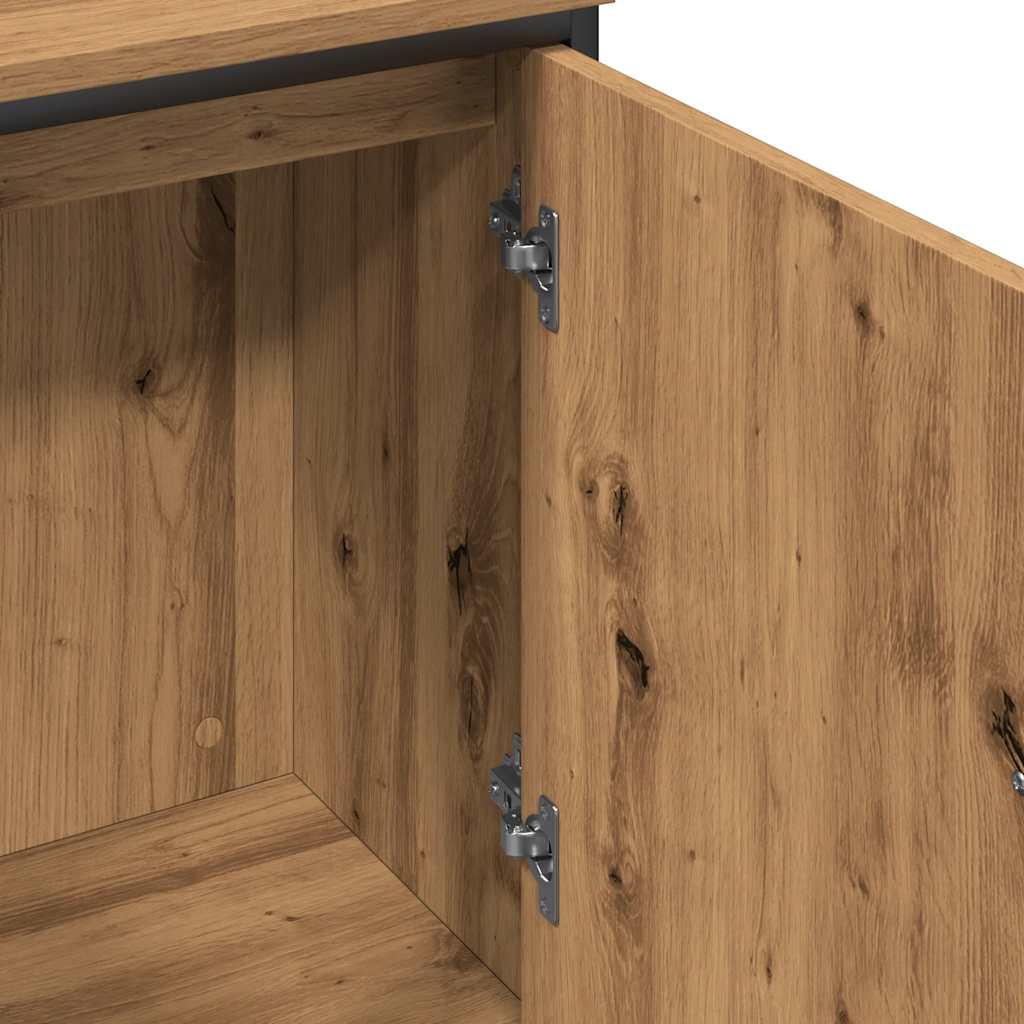 Sink Cabinet Artisan Oak 80x30x60 cm Engineered Wood