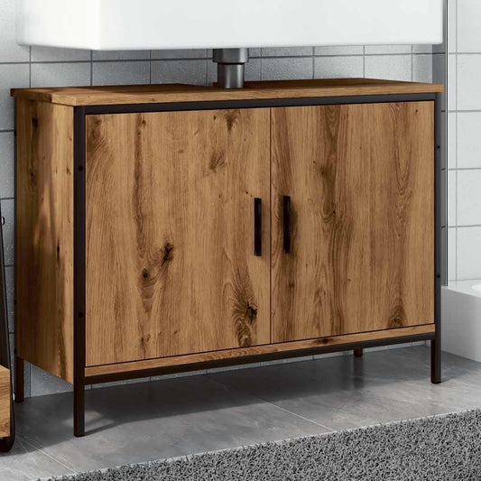 Sink Cabinet Artisan Oak 80x30x60 cm Engineered Wood