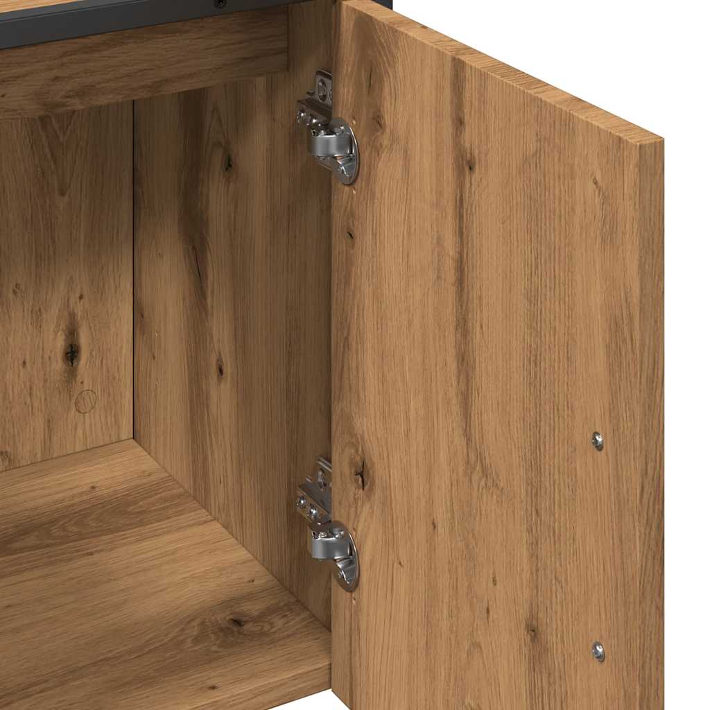 Bathroom Sink Cabinet Artisan Oak 60x33x60 cm Engineered Wood - Bend