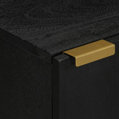 Bathroom Cabinet Black 38x33x58 cm Engineered Wood