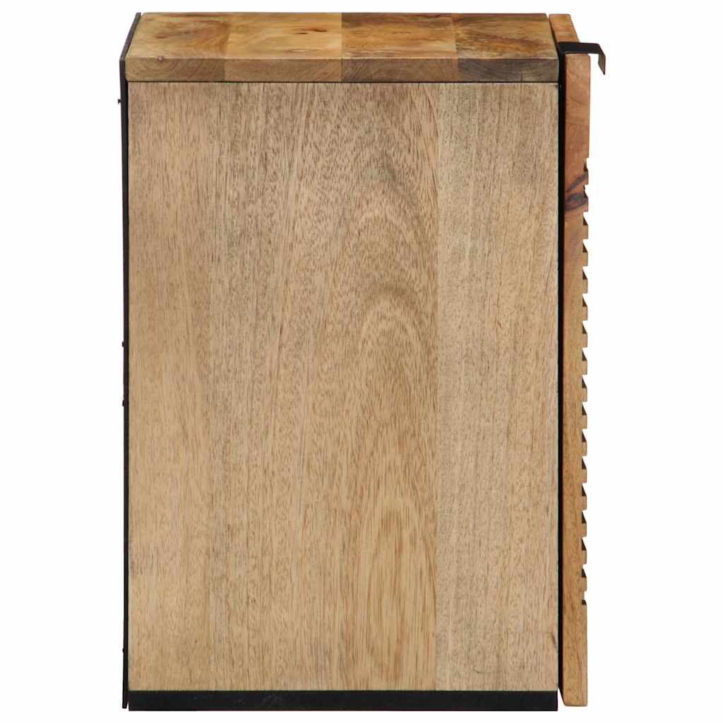 Bathroom Hanging Cabinet Brown 38x33.5x48 cm Solid Wood Mango