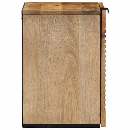 Bathroom Hanging Cabinet Brown 38x33.5x48 cm Solid Wood Mango