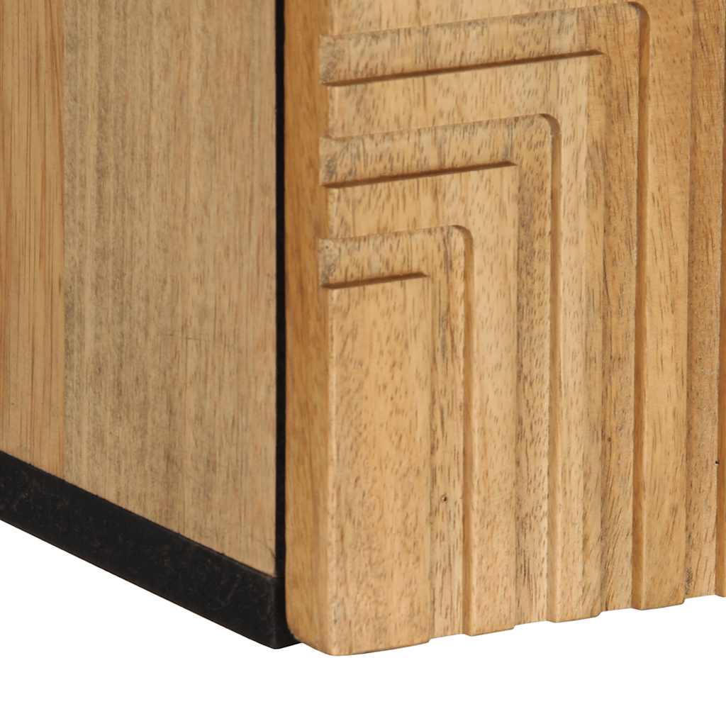 Bathroom Hanging Cabinet Brown 38x33.5x48 cm Solid Wood Mango