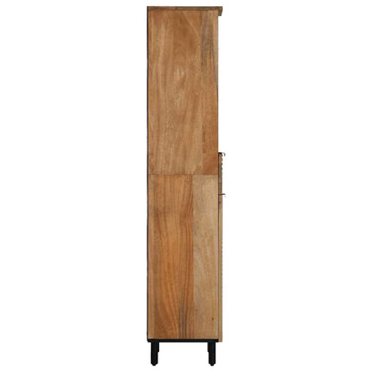 Bathroom Cabinet Brown 38x33x160 cm Solid Wood Mango