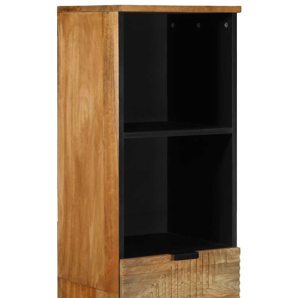 Bathroom Cabinet Brown 38x33x160 cm Solid Wood Mango