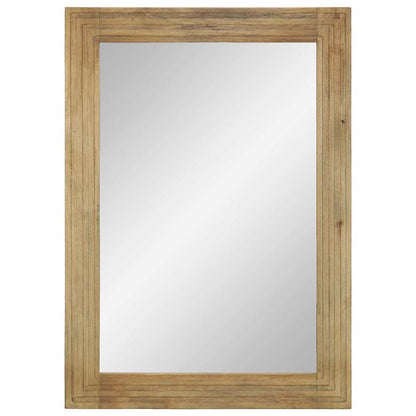 Bathroom Mirror Brown 50x70x2.5 cm Solid Wood Mango